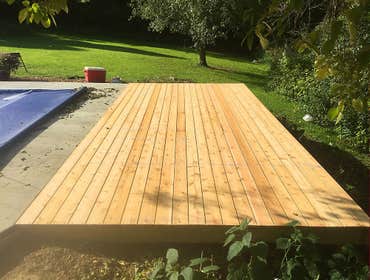 Large Deck Around Pool