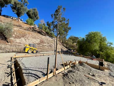 750 Sqft ADU - Grading and foundation Full 750 Sqft unit on a hill side with a retaining wall!
we will keep you posted