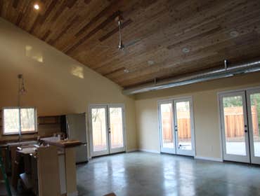 Scott Residence New entry-level home for Remie Scott in Redwood Valley. Approx 1500sq ft 3 br 2 bath. L>P> Smart-lap siding with 16" standing seam 