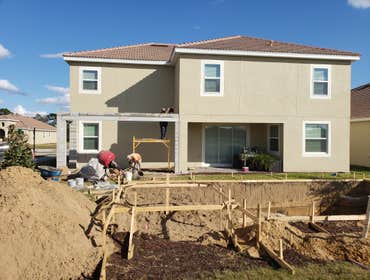 Lanai Extension Extension to existing lanai.