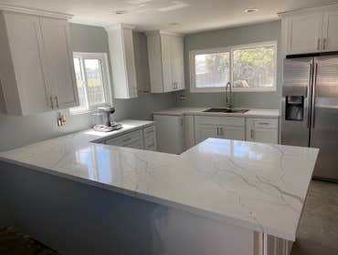 Photos by Pauls General Construction Llc. #6 Gorgeous Modern Kitchen Remodel coming along !
All we need is flooring now and it will look flawless . ☑️
