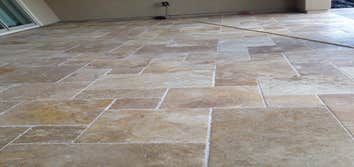 Travertine tiles