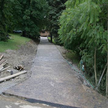 Patterson Custom Concrete Specialist Llc Project stamped concrete