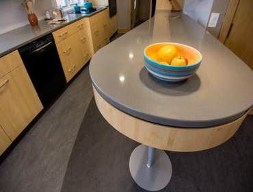 "The Curve" Midcentury Kitchen Remodel