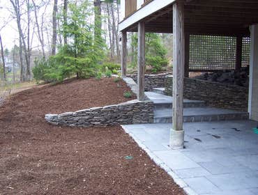Lewis Landscaping Inc Project Residential & commercial lawn maintenance. landscaping, rock, stone, wall, patio, & walkway construction.