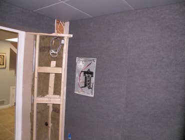 Photos from Vh improvement inc transforms a room in the basement into a media room