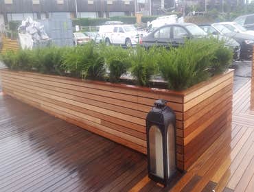 Photos by South Ocean Homes Inc #12 MAHAGANNY DECKS