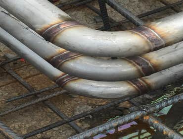 Stainless Steel Pipe Install