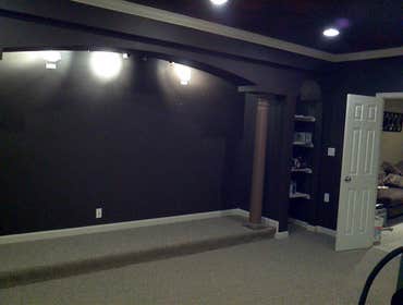Home theater Our client requested to convert an unfininshed room into a home theater room. Our company was honored to provide our services for the pro