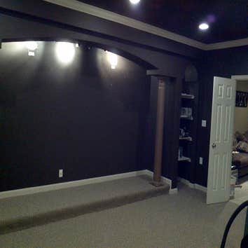 Home theater Our client requested to convert an unfininshed room into a home theater room. Our company was honored to provide our services for the pro