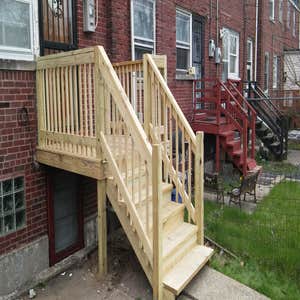 Rear porch