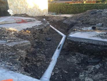 new sewer line