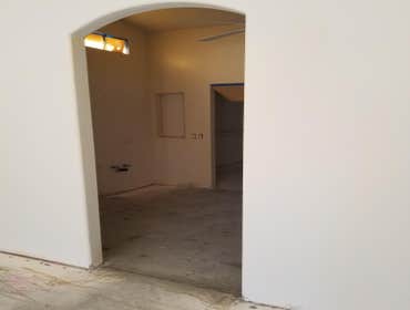 Photos by Rogue Contractors LLC #1 Customer wanted a door installed into a existing bathroom opening.