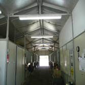 Horse stable lighting repair