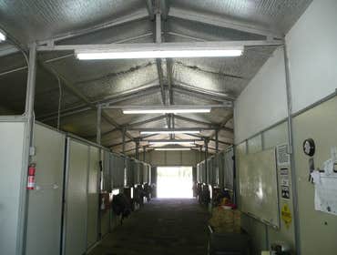 Horse stable lighting repair
