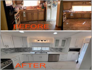 Photos by Handy National Services #1 full kitchen remodel