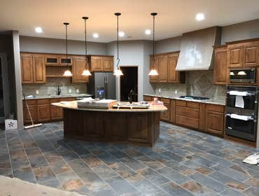 Gourmet kitchen new construction