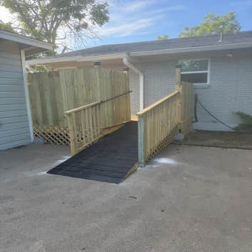 Photos by Centex Home Remodel #1 16x9 deck with 4’ wide ramps at front and rear