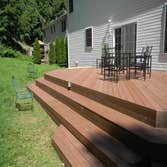 Project photos from Nii Art Inc Deck 30'x20' 8-corner and steps.