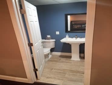 Basement This is a new basement "mancave" we painted, August 2016