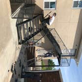 Brick and Metal Steps Brick steps with granite stone, and metal step installation.