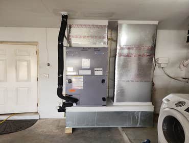 Tamar's Job Entire AC, Ductwork, Insulation, and Water Heater system replacement