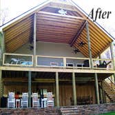 TMP Construction Projects donahoo project where we transform lake cabinin into full time custom home