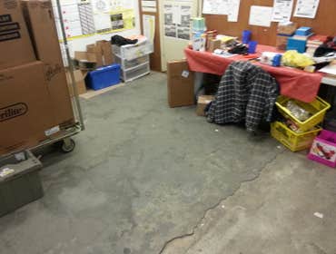 Remove Coating Trip Hazard Removed tripping hazard