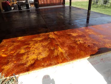 3 color acid stain