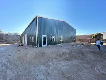 Photos by Cutter's Edge LLC #1 Metal building and office space.