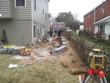 Project photos from Paragon Ridge LLC Retaining Wall Construction