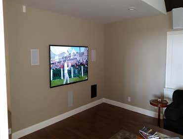 Home Theater with hidden gear