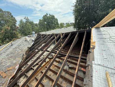 Photos by R19 Roofing & Remodeling #1 Re framing re decking re hab