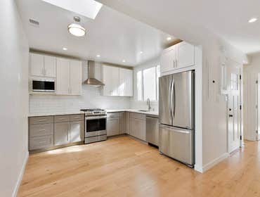 Silver Terrace Full "to-the-stud" home remodel. We have made a very flexible floor plan that consists of 2 bedrooms, a full bath and a living room down