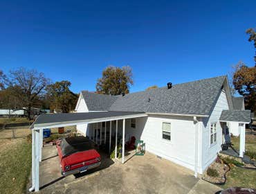 CertainTeed Landmark Pewter This was a roofing project in Lonoke County. The roofing shingles are CertainTeed Landmark Pewter.