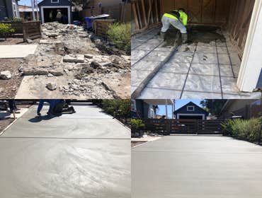 Photos by D&l Builders Inc #10 Last week we did beautiful project to one of our customer, the driveway and the garage were full of crack and look so ol