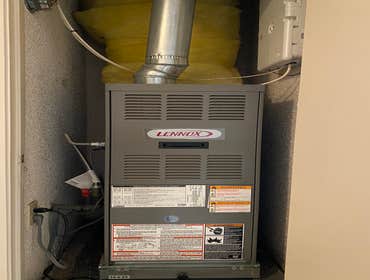 Photos by South County Air Services #1 Condenser fan motor replacement
