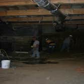 Pacific Palisades Install an additional 300 square feet of basement under the existing two story section of the home.
