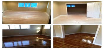 Before & After Hwd re finish