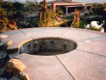Concrete Fire Feature