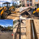 Photos by D&l Builders Inc #3 working with some amazing equipment on a project to run some cables underground . always remember safety before everythin
