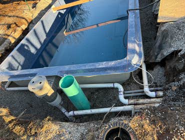 Photos by Blue Heron Pools & Outdoor Living #3 This client reached out late last fall ready to fulfill a lifelong dream of building an in-ground pool a