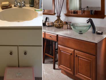 bathroom - before & after