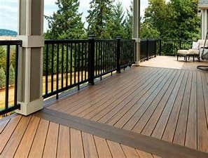 Composite deck and railing