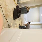 Removal of wood floor