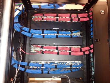 110 punch down patch panels