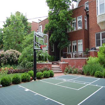 Colorful Backyard Landscape