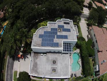 Rooftop solar panels