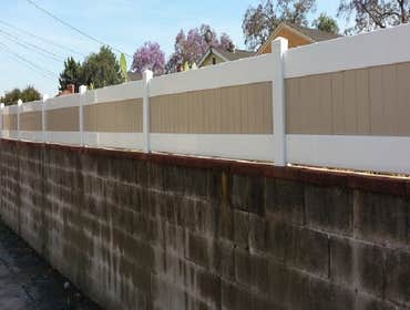 2 Ft H 2 Tone Wall Extention