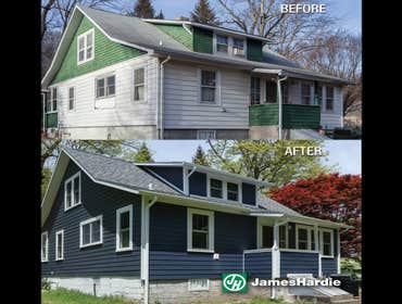 Before & After James Hardie Siding